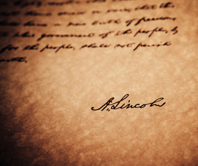 Abraham Lincoln signature