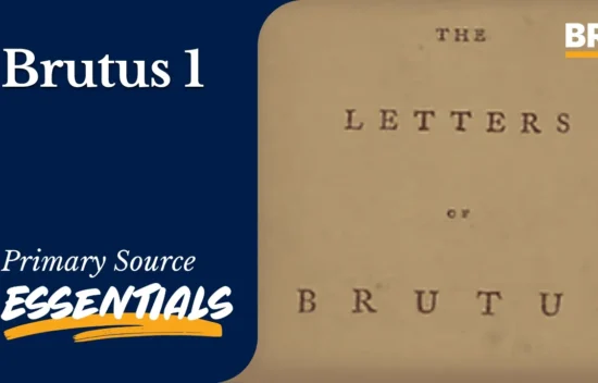 Cover image of "Letters of Brutus 1" with the title prominently displayed.