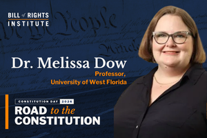 Dr. Melissa Dow, Professor at the University of West Florida, featured for Constitution Day 2023.