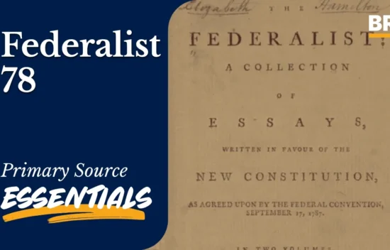 Cover page of "Federalist 78: A Collection of Essays" with title and publication details.