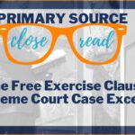 Supreme Court cases on the Free Exercise Clause, reading Free Exercise ...