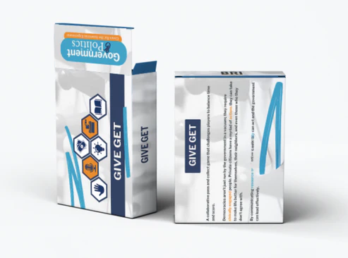 Two boxes of "Governance Polices" with text and icons on a light background.
