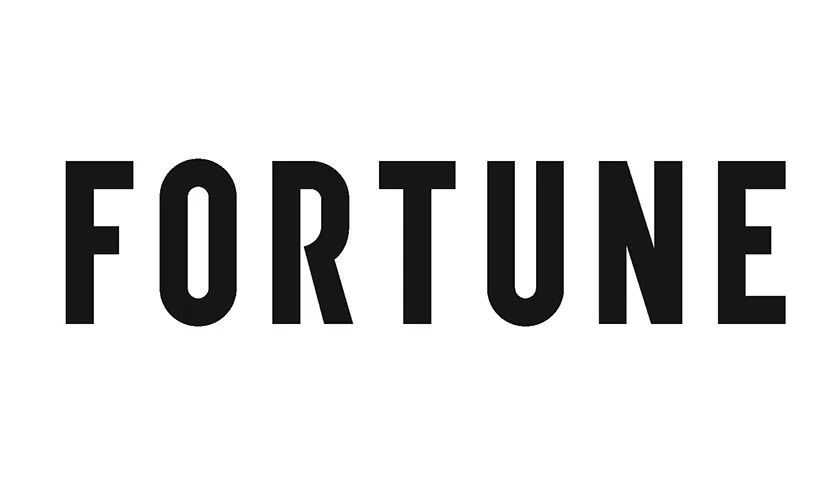 Text logo of the word "FORTUNE" in bold, uppercase lettering.