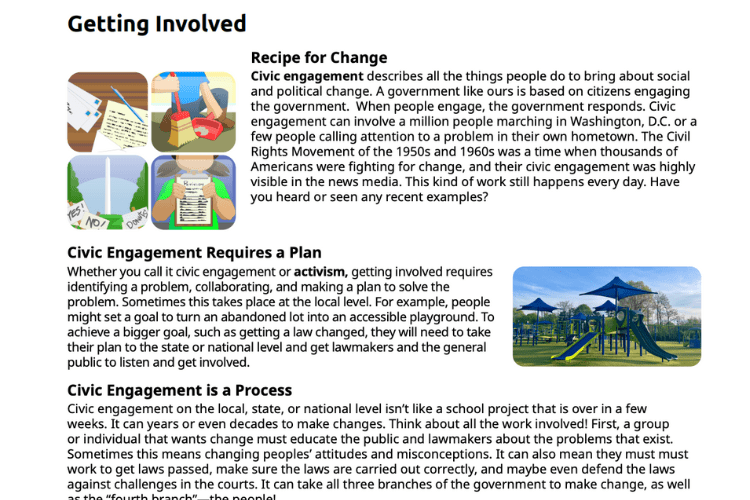 Getting Involved