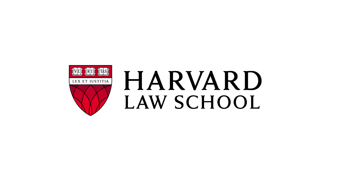 Harvard Law School logo featuring the shield and the Latin phrase "Lex et Justitia."