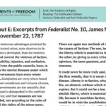 Primary Source: Excerpts from Federalist No. 10 | Bill of Rights Institute