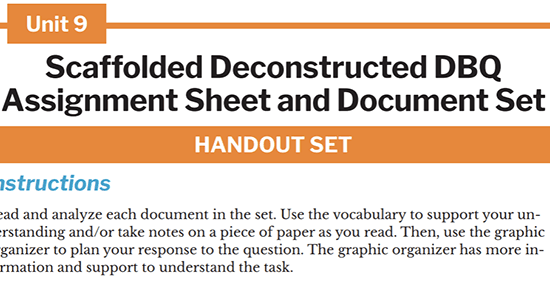 scaffolded reconstruction dbq