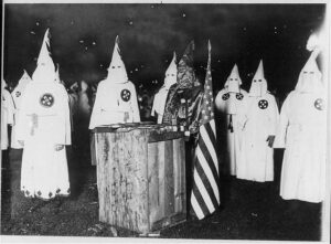 Photo of Members of the Ku Klux Klan